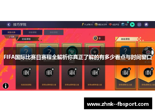 FIFA国际比赛日赛程全解析你真正了解的有多少看点与时间窗口 FIFA国际比赛日赛程全解析你真正了解的有多少看点与时间窗口